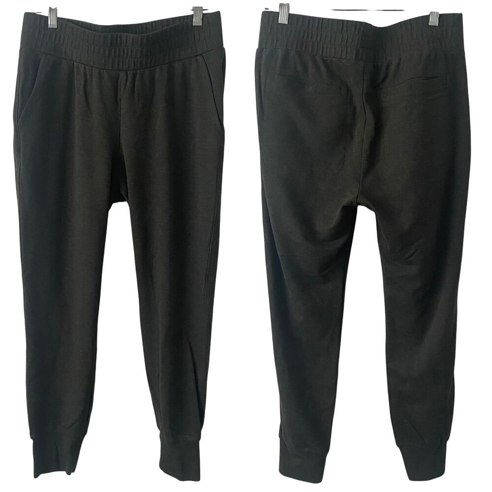 CABI Pivot Jogger Pants Dark Green Pull On Styling Pockets Stretch Size Medium - Picture 2 of 4